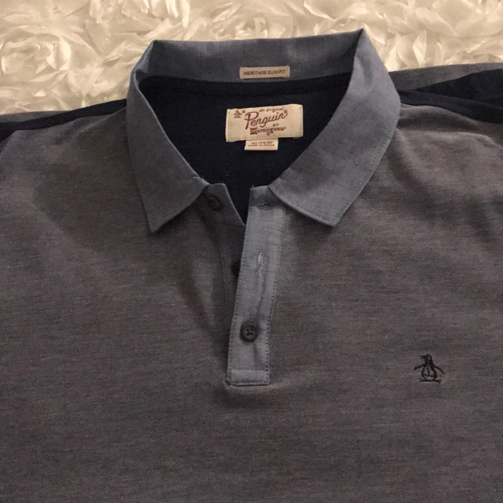 NWOT PENGUIN HERITAGE SLIM FIT POLO Size XL